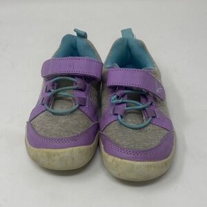 Kids Purple and Gray Shoes